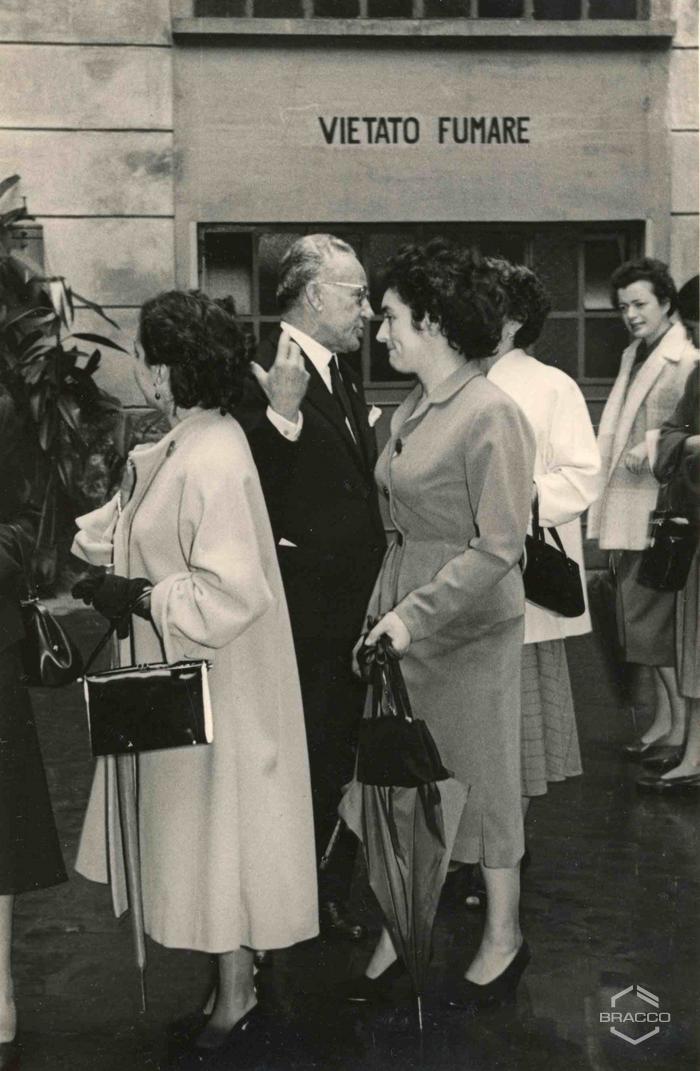 Celebrazioni del 25° anniversario della Bracco già Italmerck di Milano, 1952
