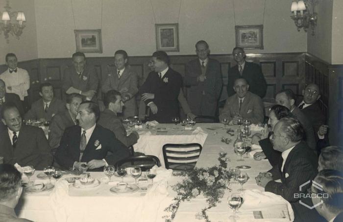Celebrazioni del 25° anniversario della Bracco già Italmerck di Milano, 1927-1952