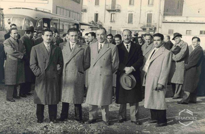 Celebrazioni del 25° anniversario della Bracco già Italmerck di Milano, 1927-1952