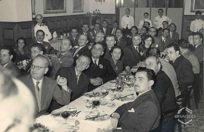 Celebrazioni del 25° anniversario della Bracco già Italmerck di Milano, 1927-1952