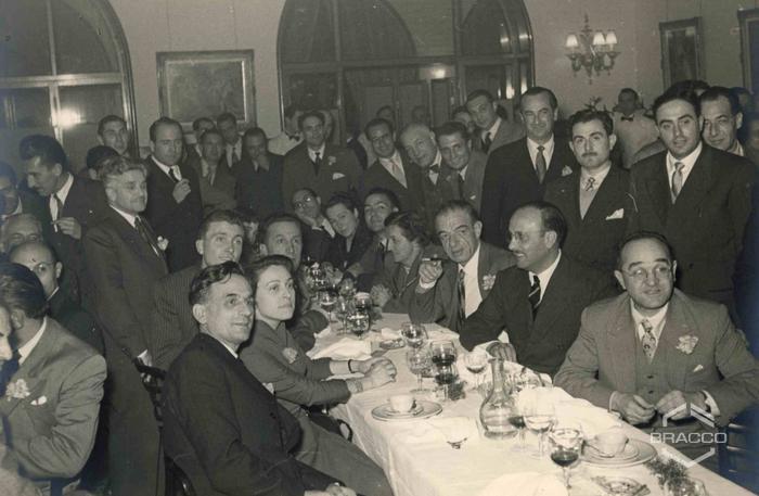 Celebrazioni del 25° anniversario della Bracco già Italmerck di Milano, 1927-1952