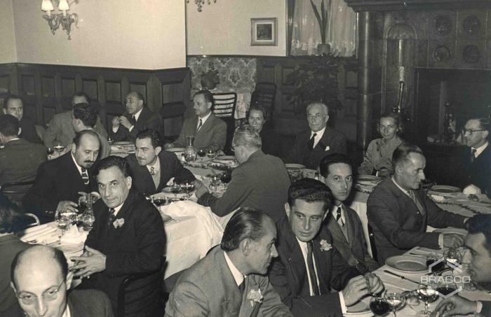 Celebrazioni del 25° anniversario della Bracco già Italmerck di Milano, 1927-1952