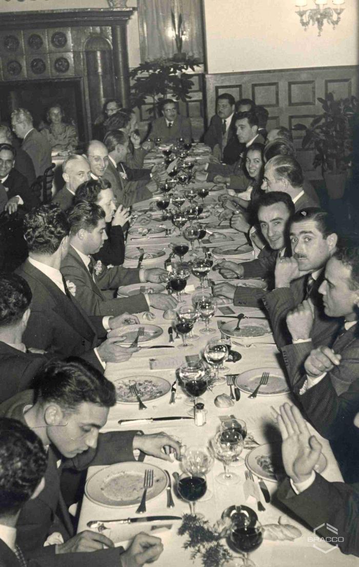 Celebrazioni del 25° anniversario della Bracco già Italmerck di Milano, 1927-1952