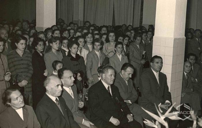 Celebrazioni del 25° anniversario della Bracco già Italmerck di Milano, 1952