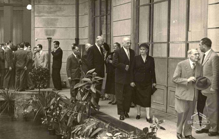 Celebrazioni del 25° anniversario della Bracco già Italmerck di Milano, 1952