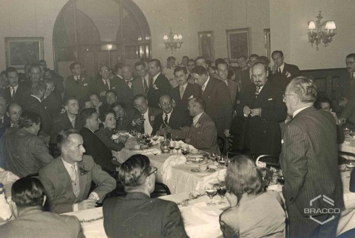 Celebrazioni del 25° anniversario della Bracco già Italmerck di Milano, 1927-1952