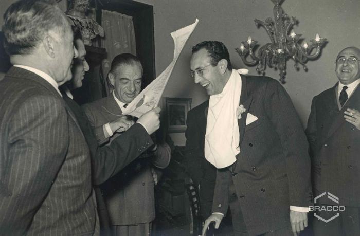 Celebrazioni del 25° anniversario della Bracco già Italmerck di Milano, 1927-1952