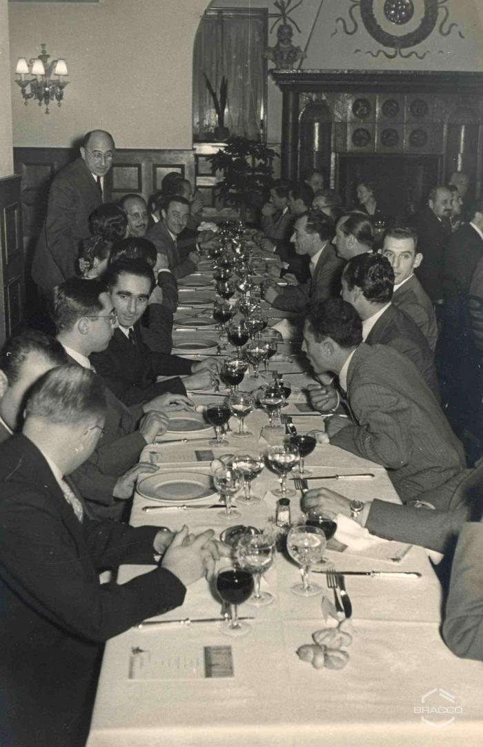 Celebrazioni del 25° anniversario della Bracco già Italmerck di Milano, 1927-1952