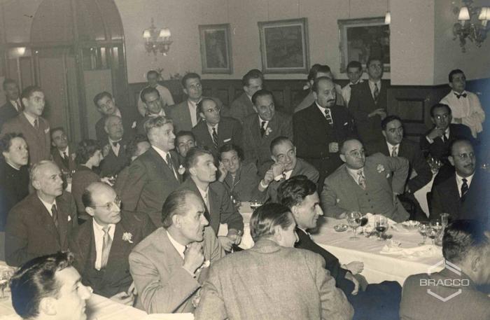 Celebrazioni del 25° anniversario della Bracco già Italmerck di Milano, 1927-1952