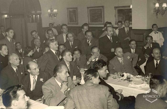 Celebrazioni del 25° anniversario della Bracco già Italmerck di Milano, 1927-1952