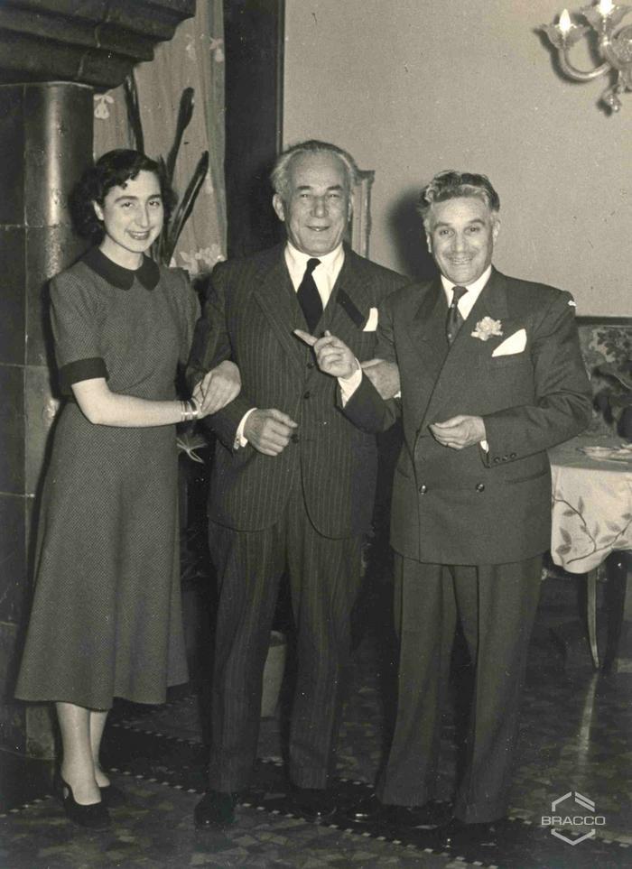 Celebrazioni del 25° anniversario della Bracco già Italmerck di Milano, 1927-1952
