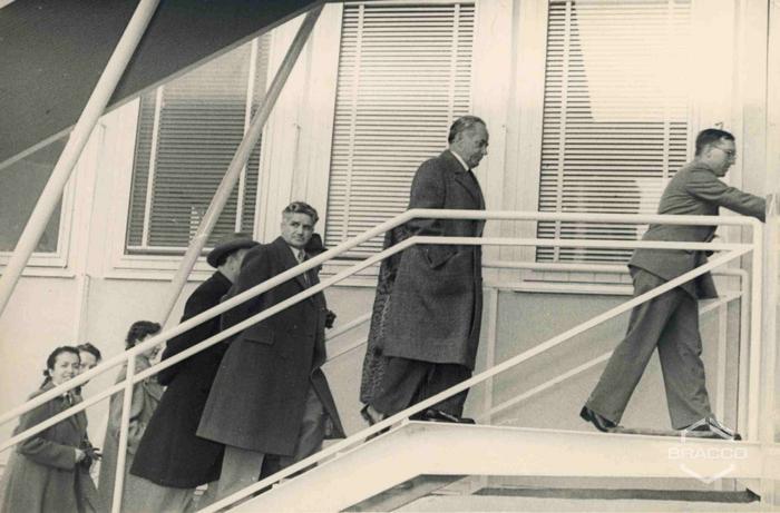 Celebrazioni del 25° anniversario della Bracco già Italmerck di Milano, 1927-1952