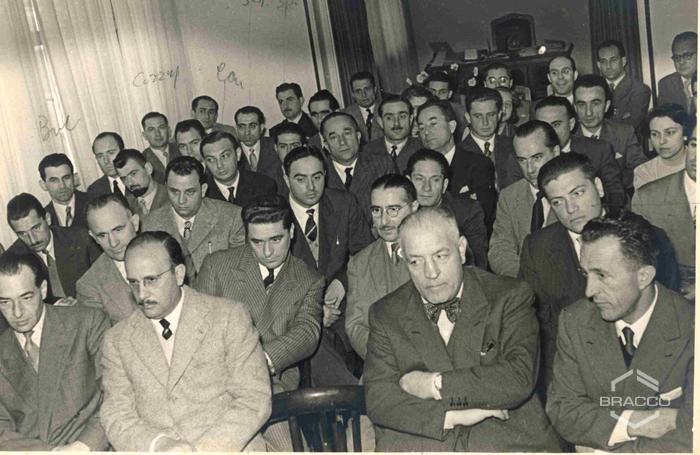 Celebrazioni del 25° anniversario della Bracco già Italmerck di Milano, 1927-1952