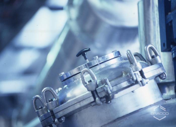 Impianti di produzione alcoli dell'azienda Fructamine, anni '90