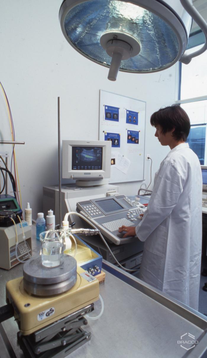 Laboratorio di ecografia in vitro, ottobre 1999