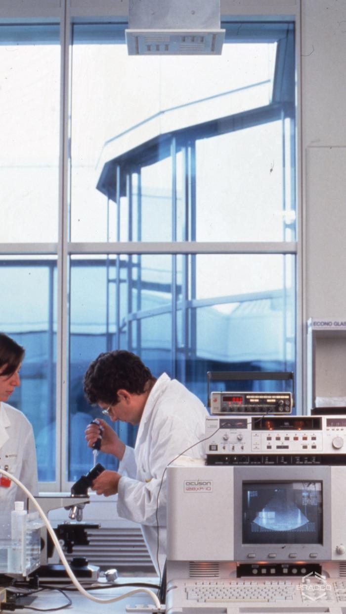 Laboratorio di ecografia in vitro, ottobre 1999