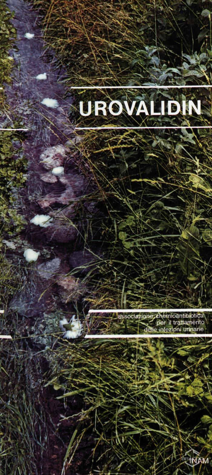 Pubblicità di "Urovalidin", associazione chemioantibiotica, settembre 1968