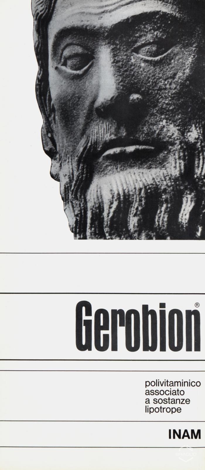 Pubblicità del polivitaminico "Gerobion", settembre 1968