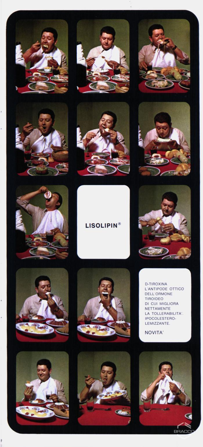 Pubblicità del "Lisolipin", ottobre 1968
