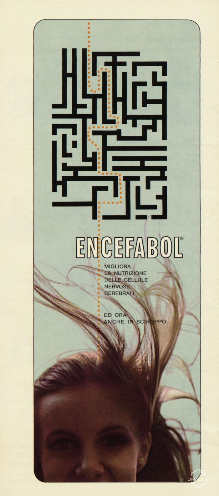 Pubblicità di "Encefabol", maggio 1969