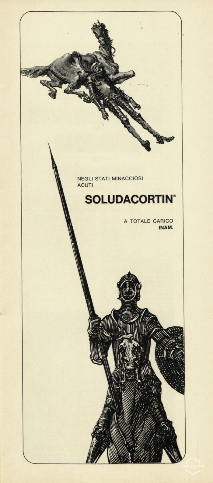 Pubblicità del "Soludacortin", aprile 1970