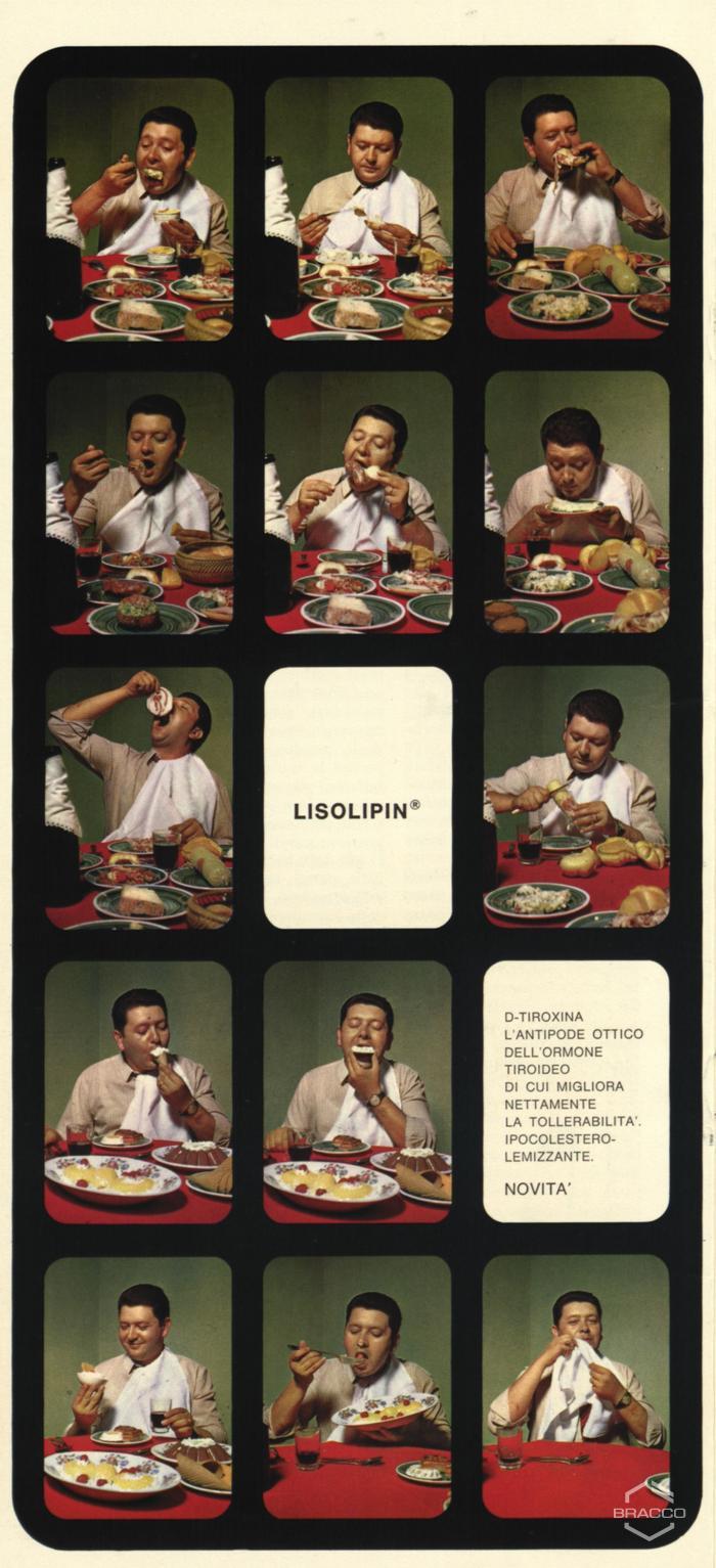 Pubblicità del "Lisolipin", maggio 1969