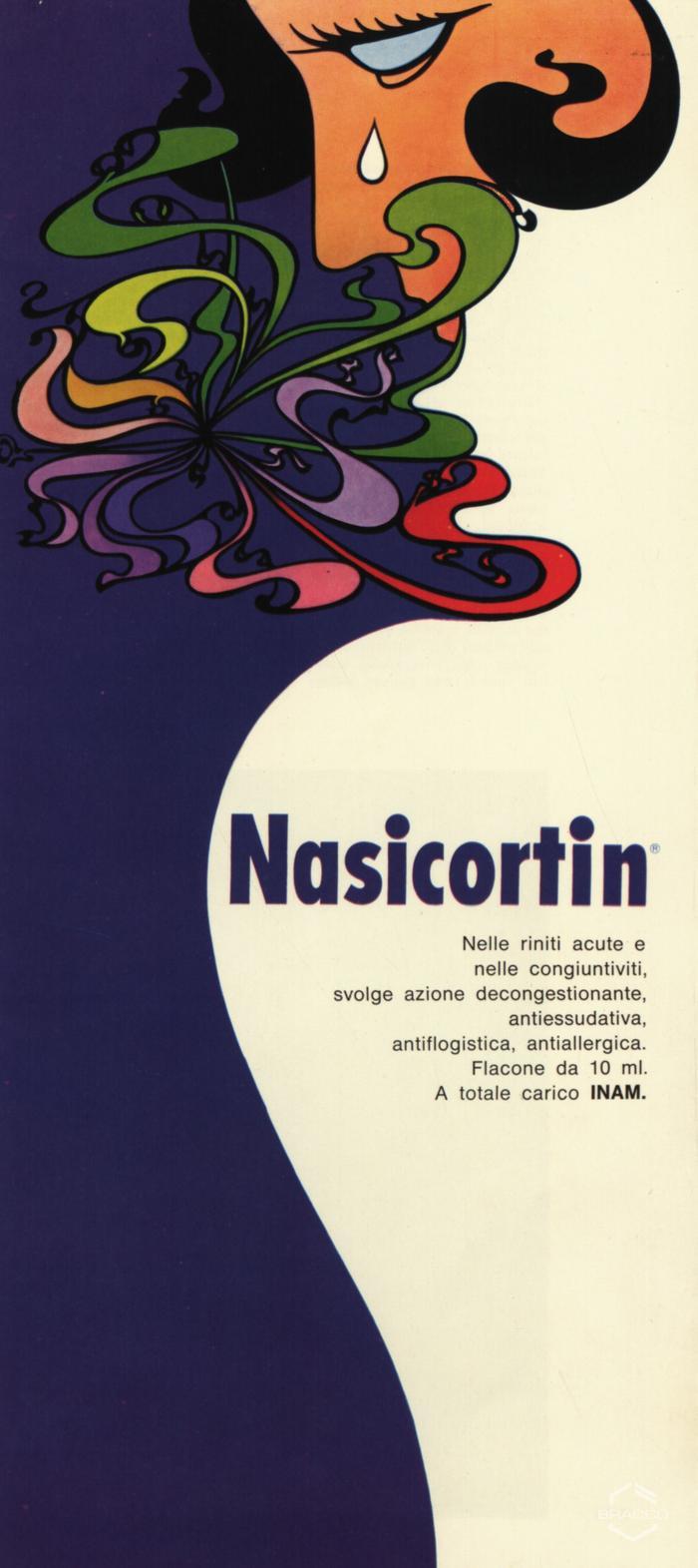 Pubblicità del "Nasicortin", maggio 1969