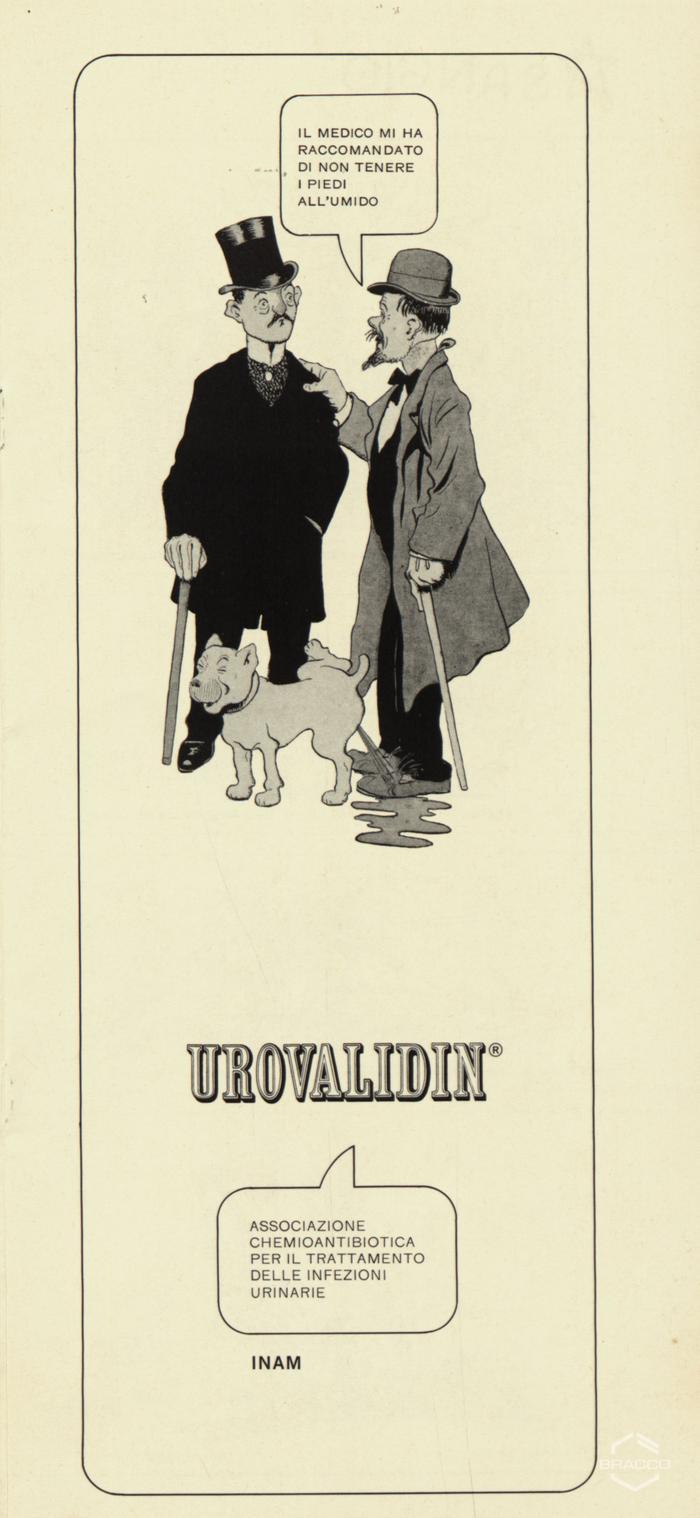 Pubblicità di "Urovalidin", settembre 1969