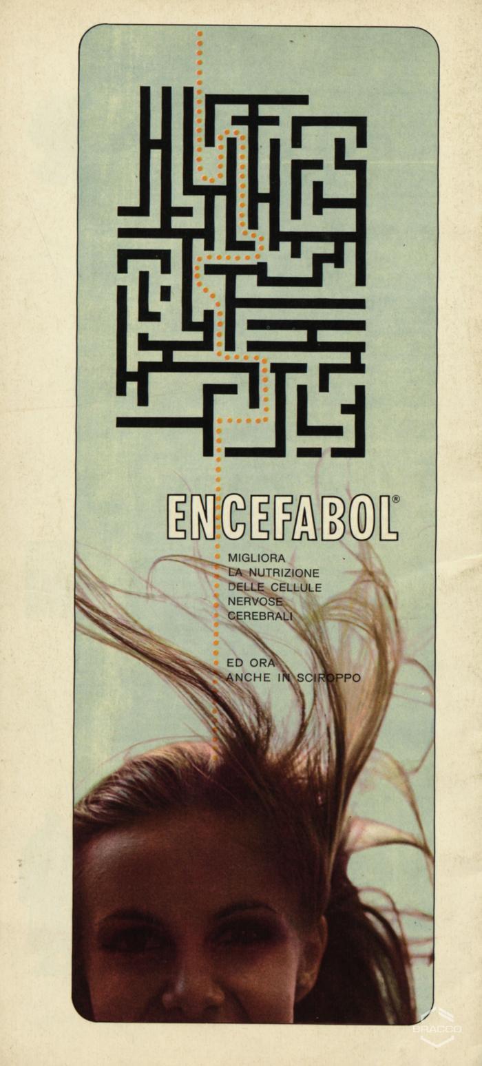 Pubblicità del farmaco "Encefabol", agosto 1970