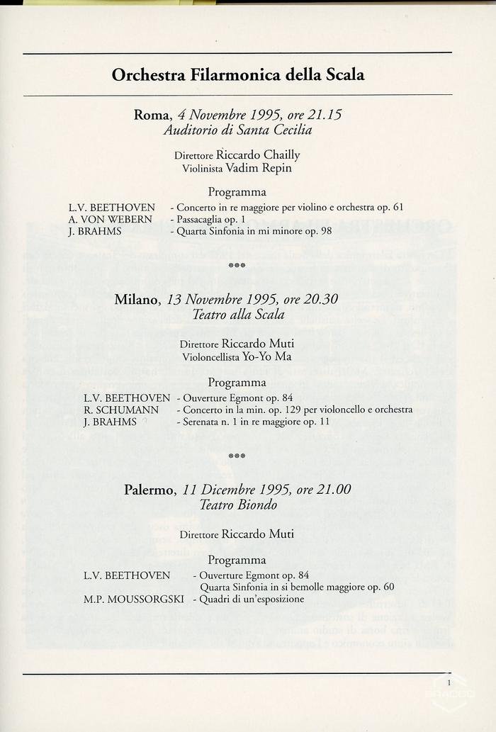 "Rontgen Concerts, 1995".